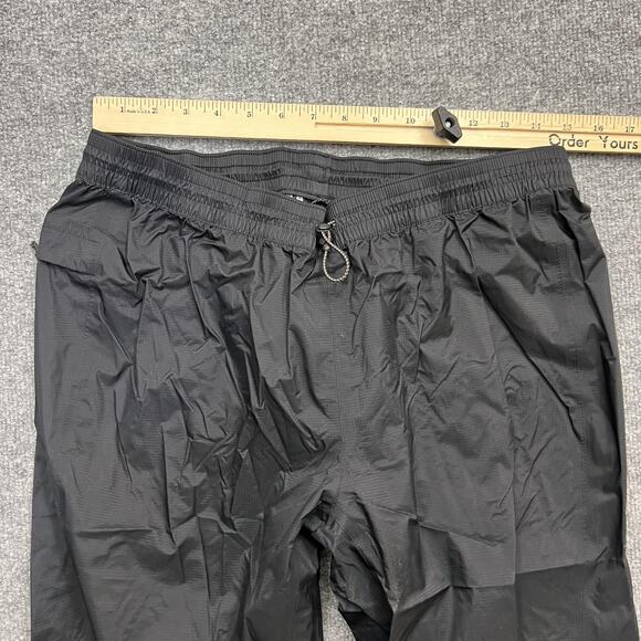 REI Co-op Pants Mens Medium Short Black Rain Nylon Ripstop Water Resistant Shell - Picture 9 of 14